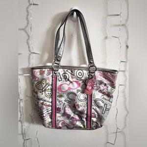 Coach poppy design bag